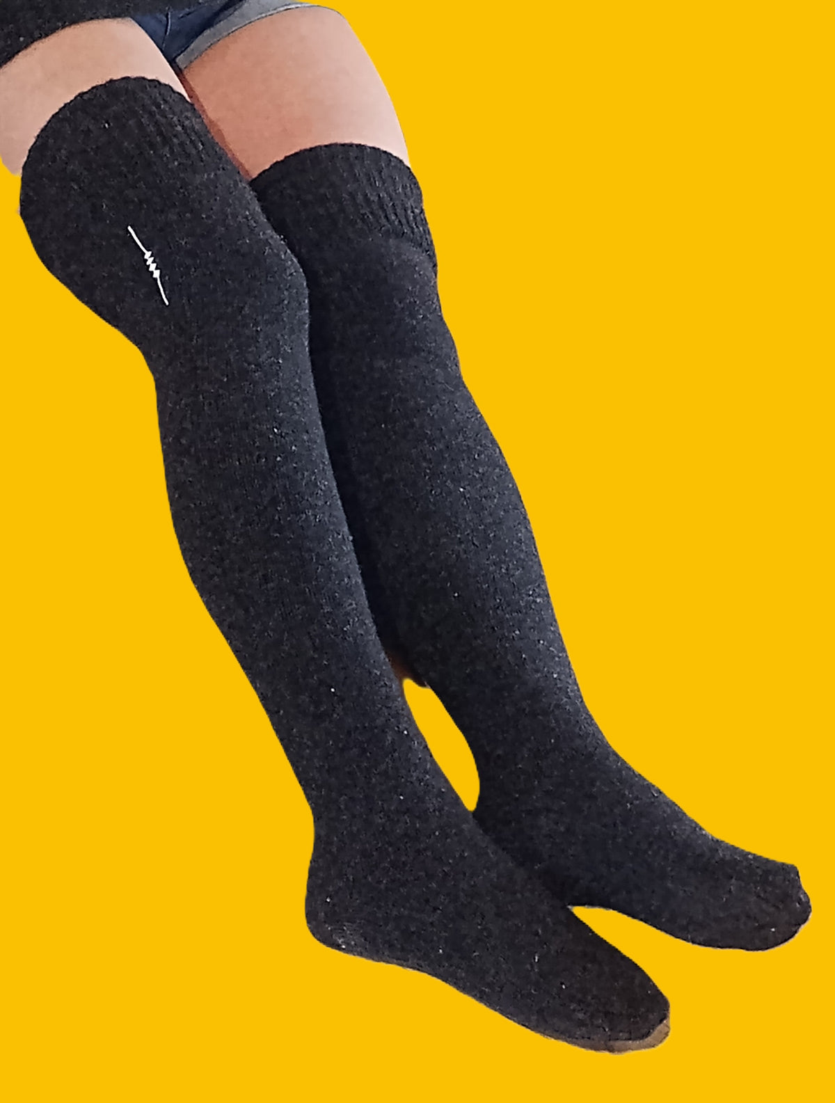 chaussette haute pure laire