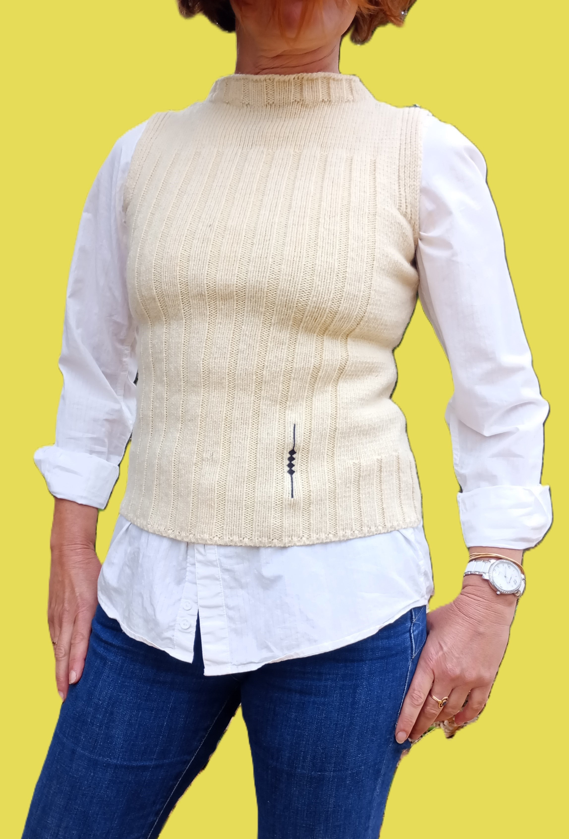 Pull sans manche