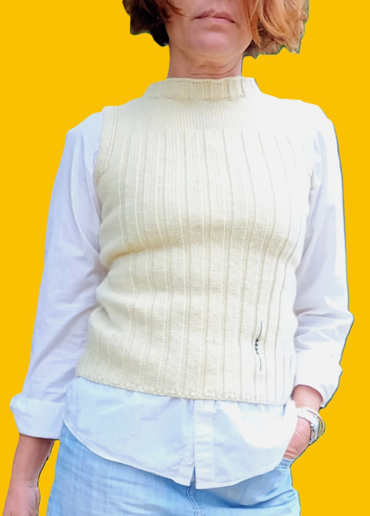 Pull sans manche